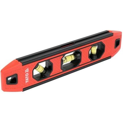 Yato, Niveau à bulle, POZIOMNICA TORPEDO 230mm (22 cm) - Publicité Yato, Niveau à bulle, POZIOMNICA TORPEDO 230mm (22 cm) - Publicité