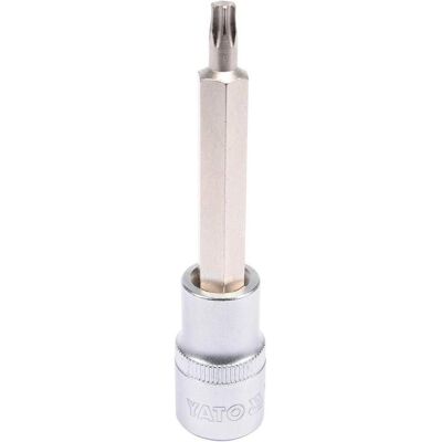 Yato, Clé à douille + douilles, KLUCZ TRZPIENIOWY TORX 1/2" T30x100mm (1/2") - Publicité Yato, Clé à douille + douilles, KLUCZ TRZPIENIOWY TORX 1/2" T30x100mm (1/2") - Publicité
