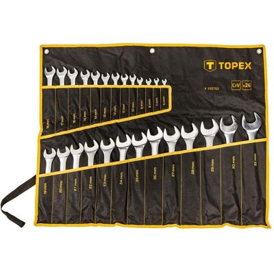 Ensemble de Clés Mixtes TOPEX 26 - Outils Mécaniques & Bricolage - Publicité Ensemble de Clés Mixtes TOPEX 26 - Outils Mécaniques & Bricolage - Publicité