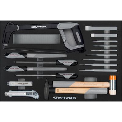 Kraftwerk, Rangement d’outils : accessoires, Insertion d'outils - Publicité Kraftwerk, Rangement d’outils : accessoires, Insertion d'outils - Publicité