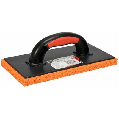 Yato, Truelle + spatule, Flotteur en plâtre avec hydrogomme, plastique 18x270x130mm (YT-51909) - Publicité Yato, Truelle + spatule, Flotteur en plâtre avec hydrogomme, plastique 18x270x130mm (YT-51909) - Publicité