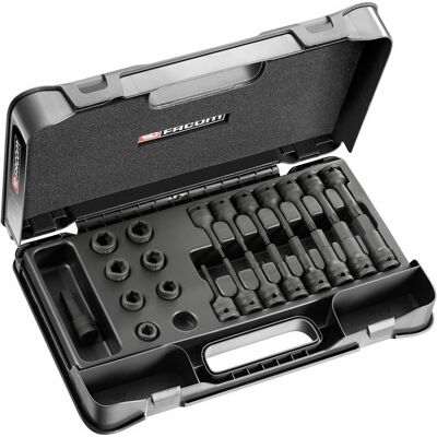 Facom - Nss.J23pb - 1/2in Drive - Stubby Impact Socket Set - Publicité Facom - Nss.J23pb - 1/2in Drive - Stubby Impact Socket Set - Publicité