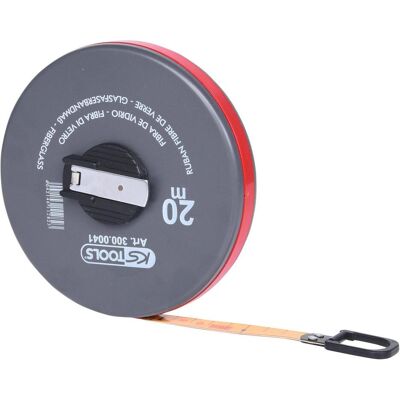 KS Tools, Outil de mesure de longueur, Mesure roulante à ruban fibre, boîtier en plastique ABS, longueur 20 m. (20 m) - Publicité KS Tools, Outil de mesure de longueur, Mesure roulante à ruban fibre, boîtier en plastique ABS, longueur 20 m. (20 m) - Publicité