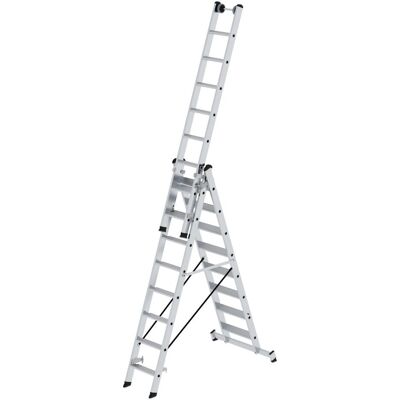 Échelle multifonction en aluminium Munk Günzburger Steigtechnik 3 sections 8 marches - Publicité Échelle multifonction en aluminium Munk Günzburger Steigtechnik 3 sections 8 marches - Publicité