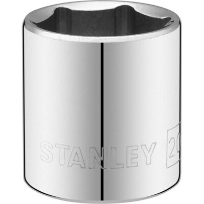 Stanley Clé à douille + douilles, 3/8 Douille 6 pans 20 mm - Publicité Stanley Clé à douille + douilles, 3/8 Douille 6 pans 20 mm - Publicité