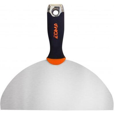Edma, Truelle + spatule, Truelle à mastic INOX 240mm (24 cm) - Publicité Edma, Truelle + spatule, Truelle à mastic INOX 240mm (24 cm) - Publicité