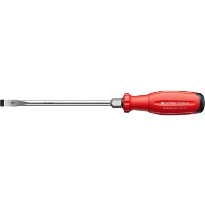 Packard Bell Swiss Tools, Tournevis, Tournevis à fente PB 38100 SwissGrip Evo Gr. 6 180 mm S (Escale) - Publicité Packard Bell Swiss Tools, Tournevis, Tournevis à fente PB 38100 SwissGrip Evo Gr. 6 180 mm S (Escale) - Publicité