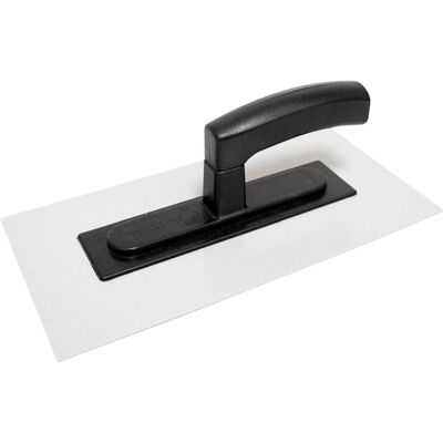 Magni, Truelle + spatule, Truelle de lissage plastique 280x140x3 mm FORTIS - Publicité Magni, Truelle + spatule, Truelle de lissage plastique 280x140x3 mm FORTIS - Publicité