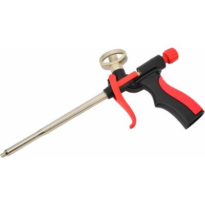 Awtools, Pistolet à cartouche + pompe à graisse, Schaumstoffpistolengriff aus Kunststoff (Pistolet à mousse d'assemblage) - Publicité Awtools, Pistolet à cartouche + pompe à graisse, Schaumstoffpistolengriff aus Kunststoff (Pistolet à mousse d'assemblage) - Publicité