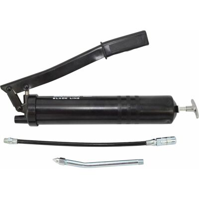 Awtools, Pistolet à cartouche + pompe à graisse, 500-cm³-Fettpresse von Black Line (manuell) (Pistolet à graisse) - Publicité Awtools, Pistolet à cartouche + pompe à graisse, 500-cm³-Fettpresse von Black Line (manuell) (Pistolet à graisse) - Publicité