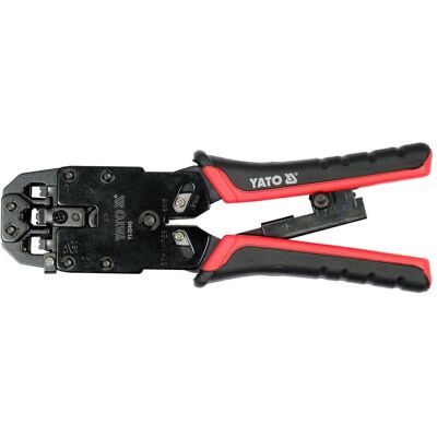 Yato, Pinces, PINCE À SERTIR RJ45 RJ10 RJ11 YT-22443 - Publicité Yato, Pinces, PINCE À SERTIR RJ45 RJ10 RJ11 YT-22443 - Publicité