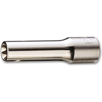 BETA, Clé à douille + douilles, 009200403 1/2"" Steckschlüssel für Torx-Schrauben lang E16 - Publicité BETA, Clé à douille + douilles, 009200403 1/2"" Steckschlüssel für Torx-Schrauben lang E16 - Publicité