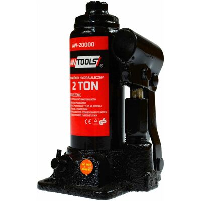 Awtools Cric Hydraulique - 148-290mm, 2 Tonnes, Noir - Publicité Awtools Cric Hydraulique - 148-290mm, 2 Tonnes, Noir - Publicité