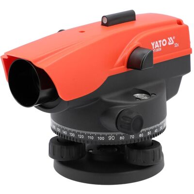 Yato, Laser lignes, Optisches Nivelliergerät 32-Fach, Arbeitsbereich 110m, IP66 - Publicité Yato, Laser lignes, Optisches Nivelliergerät 32-Fach, Arbeitsbereich 110m, IP66 - Publicité