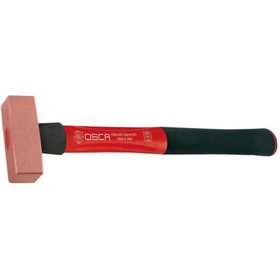 OSCA Marteau en cuivre - Tête 50mm, Manche ergonomique - Marteau - Publicité OSCA Marteau en cuivre - Tête 50mm, Manche ergonomique - Marteau - Publicité