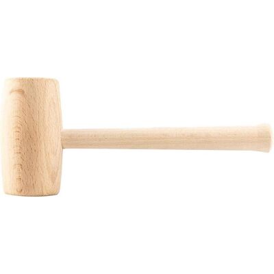 Marteau Topex - Tête en Bois Ronde, 70mm, Manche en Bois - Publicité Marteau Topex - Tête en Bois Ronde, 70mm, Manche en Bois - Publicité