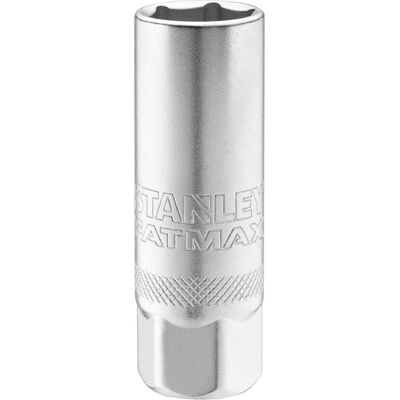 Stanley Clé à douille + douilles, FM 3/8 Clé pour bougie d'allumage 16 mm (16 mm) - Publicité Stanley Clé à douille + douilles, FM 3/8 Clé pour bougie d'allumage 16 mm (16 mm) - Publicité
