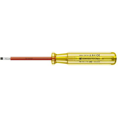PB Swiss Tools Testeur de tension - LED, 16x315mm, filetage intérieur 3/8, hauteur police 3mm, longueur totale 254mm - Testeur de tension - Publicité PB Swiss Tools Testeur de tension - LED, 16x315mm, filetage intérieur 3/8, hauteur police 3mm, longueur totale 254mm - Testeur de tension - Publicité