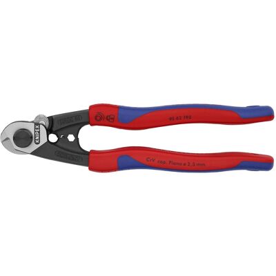 KNIPEX Coupe-câbles forgé 190mm - Poignées multi-composants - Publicité KNIPEX Coupe-câbles forgé 190mm - Poignées multi-composants - Publicité