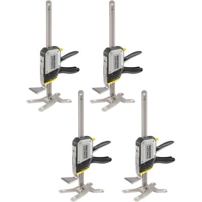 Stanley Étau + serre-joint, Fatmax FMHT83552-1 Kit d'outils de montage à une main TradeLift 4 pièces 150 kg de capacité de - Publicité Stanley Étau + serre-joint, Fatmax FMHT83552-1 Kit d'outils de montage à une main TradeLift 4 pièces 150 kg de capacité de - Publicité