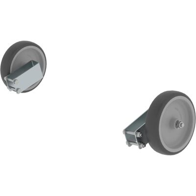 MUNK Günzburger Steigtechnik - Roulettes pour échelles de 125mm - Sécurité certifiée - Publicité MUNK Günzburger Steigtechnik - Roulettes pour échelles de 125mm - Sécurité certifiée - Publicité