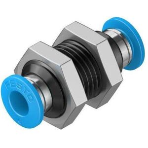 Festo, Technique de raccordement des tubes, Push-in Bulkhead Connector, 6mm (Raccord de tuyauterie) - Publicité Festo, Technique de raccordement des tubes, Push-in Bulkhead Connector, 6mm (Raccord de tuyauterie) - Publicité