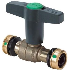 Viega, Vanne, Robinet à boisseau sphérique Easytop Raxofix, corps de vanne en bronze au silicium, 25 mm Raccord - Publicité Viega, Vanne, Robinet à boisseau sphérique Easytop Raxofix, corps de vanne en bronze au silicium, 25 mm Raccord - Publicité