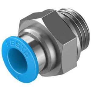 Festo, Technique de raccordement des tubes, Push-in Fitting, Male G1/4, 8mm (Raccord de tuyauterie) - Publicité Festo, Technique de raccordement des tubes, Push-in Fitting, Male G1/4, 8mm (Raccord de tuyauterie) - Publicité