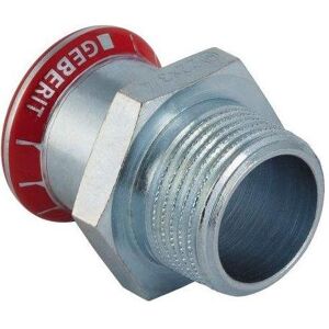 Geberit Technique de raccordement des tubes, Adaptateur Mapress acier au carbone GZ 76.1 mm x 1/2 inch (21713) (Raccord à sertir) - Publicité Geberit Technique de raccordement des tubes, Adaptateur Mapress acier au carbone GZ 76.1 mm x 1/2 inch (21713) (Raccord à sertir) - Publicité