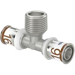 Uponor, Raccord de tuyau + connecteur de tuyau, MLC pres T-stk nip.16-1/2-16 - til gulvvarme- og brugsvand- og radiatorsystemer (16 mm) - Publicité Uponor, Raccord de tuyau + connecteur de tuyau, MLC pres T-stk nip.16-1/2-16 - til gulvvarme- og brugsvand- og radiatorsystemer (16 mm) - Publicité