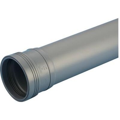 Tuyau d'évacuation Wavin 110x1000 mm gris avec joint - Publicité Tuyau d'évacuation Wavin 110x1000 mm gris avec joint - Publicité