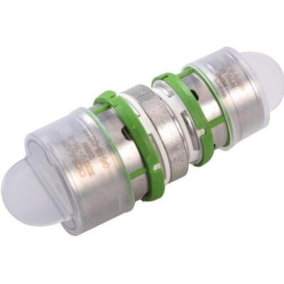 Comap, Technique de raccordement des tubes, raccord réducteur, 26x3-20x2 - Publicité Comap, Technique de raccordement des tubes, raccord réducteur, 26x3-20x2 - Publicité