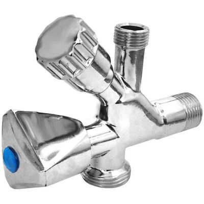 Vanne mixte pour lave-linge et lavabo - MT 1/2x3/4+10 - Publicité Vanne mixte pour lave-linge et lavabo - MT 1/2x3/4+10 - Publicité