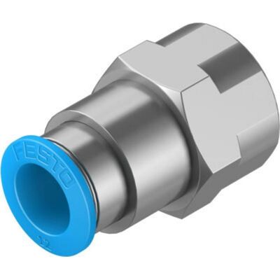 Festo, Technique de raccordement des tubes, Raccord, air comprimé, laiton, 40.1mm, G1/2″, douille filetée (Raccord de tuyauterie) - Publicité Festo, Technique de raccordement des tubes, Raccord, air comprimé, laiton, 40.1mm, G1/2″, douille filetée (Raccord de tuyauterie) - Publicité