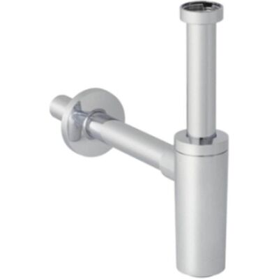 Geberit Siphon, Siphon tube plongeur pour lavabo, sortie horizontale, d40, 1 1/4, chromé brillant (Siphon en bouteille, 1 1/4") - Publicité Geberit Siphon, Siphon tube plongeur pour lavabo, sortie horizontale, d40, 1 1/4, chromé brillant (Siphon en bouteille, 1 1/4") - Publicité