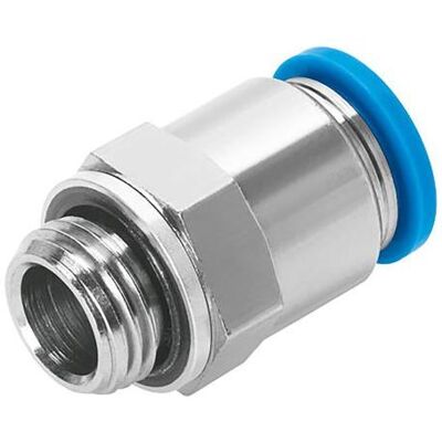 Festo, Technique de raccordement des tubes, Push-in Fitting, Male G1/8, 6mm (Raccord de tuyauterie) - Publicité Festo, Technique de raccordement des tubes, Push-in Fitting, Male G1/8, 6mm (Raccord de tuyauterie) - Publicité