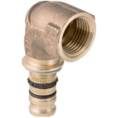 Geberit Technique de raccordement des tubes, Mepla, coude 90 FF 26x3/4 (Raccord à sertir) - Publicité Geberit Technique de raccordement des tubes, Mepla, coude 90 FF 26x3/4 (Raccord à sertir) - Publicité