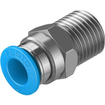 Festo, Technique de raccordement des tubes, Raccord, air comprimé, laiton, 26.6mm, R1/4″, vis sans tête (Raccord de tuyauterie) - Publicité Festo, Technique de raccordement des tubes, Raccord, air comprimé, laiton, 26.6mm, R1/4″, vis sans tête (Raccord de tuyauterie) - Publicité