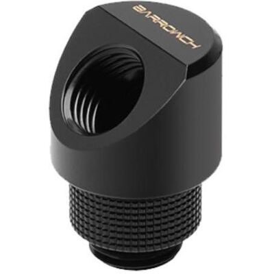 Barrow Adaptateur 45 degrés G1/4 pouce mâle à G1/4 pouce femelle - pivotant, noir, Raccord, Noir - Publicité Barrow Adaptateur 45 degrés G1/4 pouce mâle à G1/4 pouce femelle - pivotant, noir, Raccord, Noir - Publicité