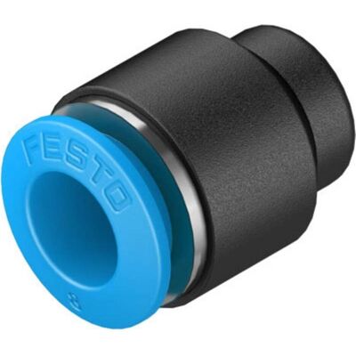 Festo, Technique de raccordement des tubes, Obturateur, air comprimé / eau, polybutylène téréphtalate (PBT), 20mm, Ø 8 mm, raccord instantané (Raccord de tuyauterie) - Publicité Festo, Technique de raccordement des tubes, Obturateur, air comprimé / eau, polybutylène téréphtalate (PBT), 20mm, Ø 8 mm, raccord instantané (Raccord de tuyauterie) - Publicité