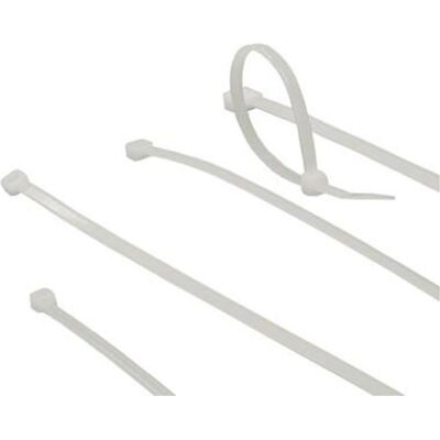 ACT, Collier de serrage, Cable ties transparent, length 203 mm,width 4.6 mm. Longueur : 203 mm Cable tie trans 203/4.6mm (203 mm, 100 pcs) - Publicité ACT, Collier de serrage, Cable ties transparent, length 203 mm,width 4.6 mm. Longueur : 203 mm Cable tie trans 203/4.6mm (203 mm, 100 pcs) - Publicité