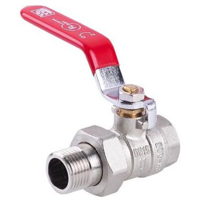 Perfexim, Vanne, Vanne à bille d'eau WZ DN25 avec raccord à vis, poignée renforcée PHA-005 - Publicité Perfexim, Vanne, Vanne à bille d'eau WZ DN25 avec raccord à vis, poignée renforcée PHA-005 - Publicité