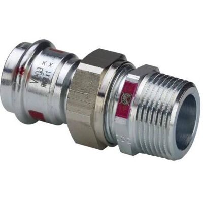 Union électrozinguée VIEGA 3 pièces Ø 35 - Raccords de tuyauterie - Publicité Union électrozinguée VIEGA 3 pièces Ø 35 - Raccords de tuyauterie - Publicité