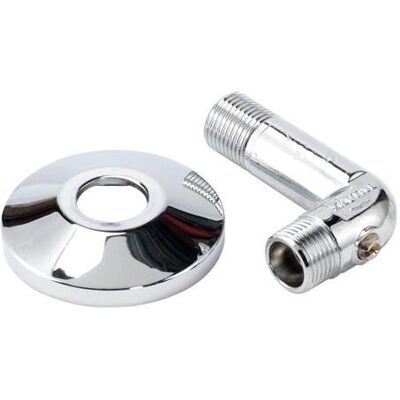Vanne à angle Broen Ballofix 1/2" Chrome - Raccord de tuyau - Publicité Vanne à angle Broen Ballofix 1/2" Chrome - Raccord de tuyau - Publicité