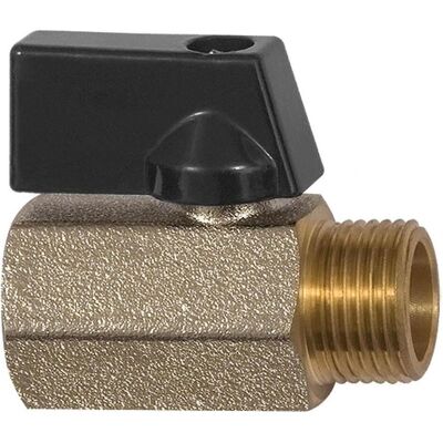 Riegler, Raccord de tuyau + connecteur de tuyau, Mini-robinet à boisseau sphérique VALVE LINE 13 mm 1/2 femelle/mâle DN 10 mm (13 mm) - Publicité Riegler, Raccord de tuyau + connecteur de tuyau, Mini-robinet à boisseau sphérique VALVE LINE 13 mm 1/2 femelle/mâle DN 10 mm (13 mm) - Publicité