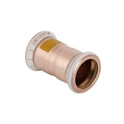 Geberit Technique de raccordement des tubes, Muff Mapress Cuivre Gaz 18mm (34602) (Raccord à sertir) - Publicité Geberit Technique de raccordement des tubes, Muff Mapress Cuivre Gaz 18mm (34602) (Raccord à sertir) - Publicité