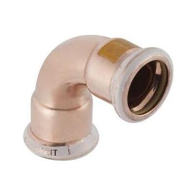 Geberit Technique de raccordement des tubes, Coude 90 ° Mapress Cuivre Gaz 18mm (34501) (Connexion angulaire) - Publicité Geberit Technique de raccordement des tubes, Coude 90 ° Mapress Cuivre Gaz 18mm (34501) (Connexion angulaire) - Publicité