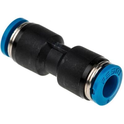 Festo, Technique de raccordement des tubes, Push-in Connector 6mm to 6mm (Raccord de tuyauterie) - Publicité Festo, Technique de raccordement des tubes, Push-in Connector 6mm to 6mm (Raccord de tuyauterie) - Publicité
