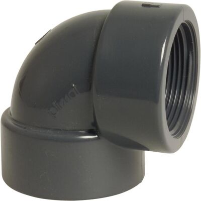 Magni, Technique de raccordement des tubes, PVC-U coude 90° 32 mm x 1 manchon à coller x filetage femelle (Connexion angulaire) - Publicité Magni, Technique de raccordement des tubes, PVC-U coude 90° 32 mm x 1 manchon à coller x filetage femelle (Connexion angulaire) - Publicité