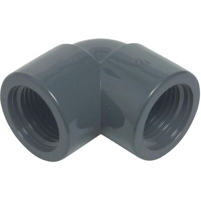 Magni, Technique de raccordement des tubes, Coude PVC 90° G 3/4 x 3/4 pouce (Connexion angulaire) - Publicité Magni, Technique de raccordement des tubes, Coude PVC 90° G 3/4 x 3/4 pouce (Connexion angulaire) - Publicité